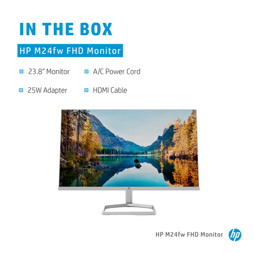 Monitor HP M24fw 23.8″ fhd Blanco – Mega Computer Colombia